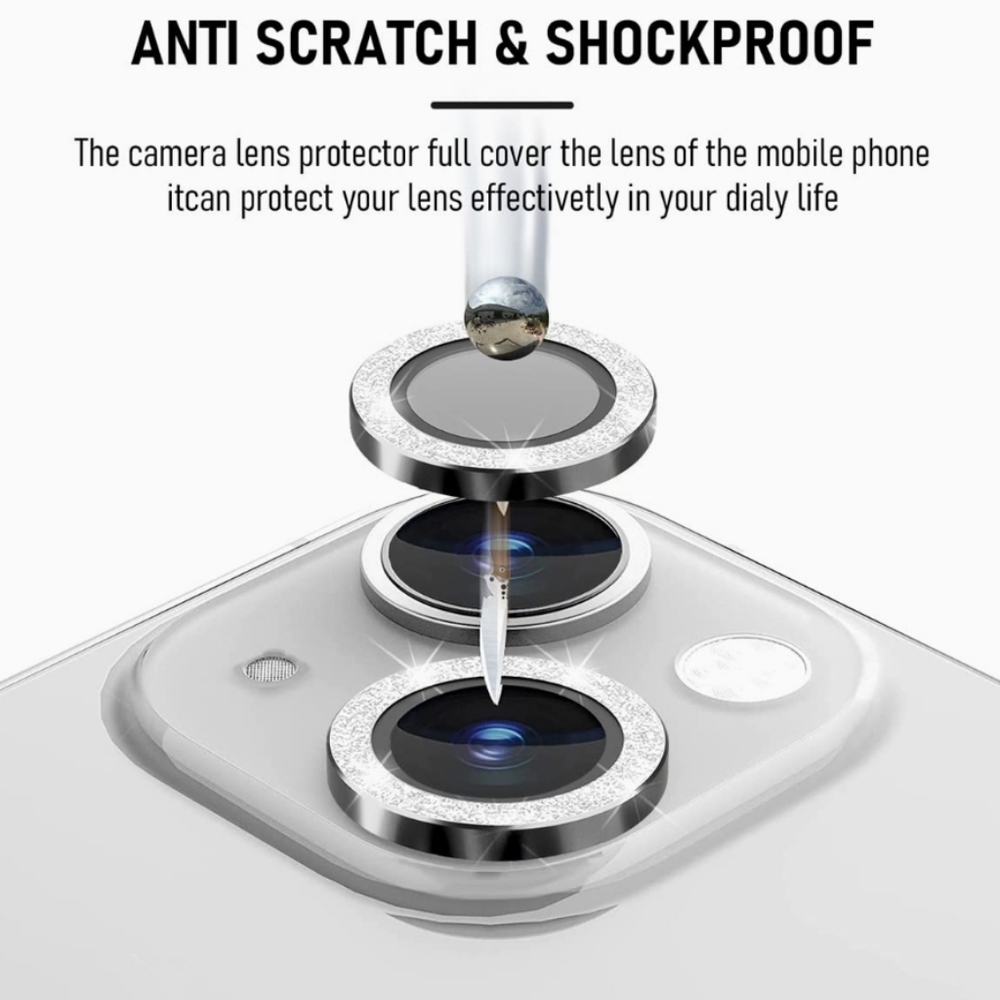 Camera lens protector for iPhone 14, iPhone 14 Plus Camera Lens Protector - Picture 2 of 6